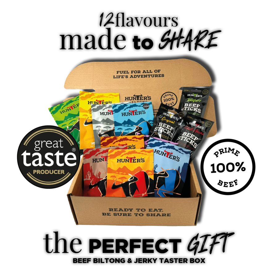 Hunters Taster Box (one pack of each exciting flavour)